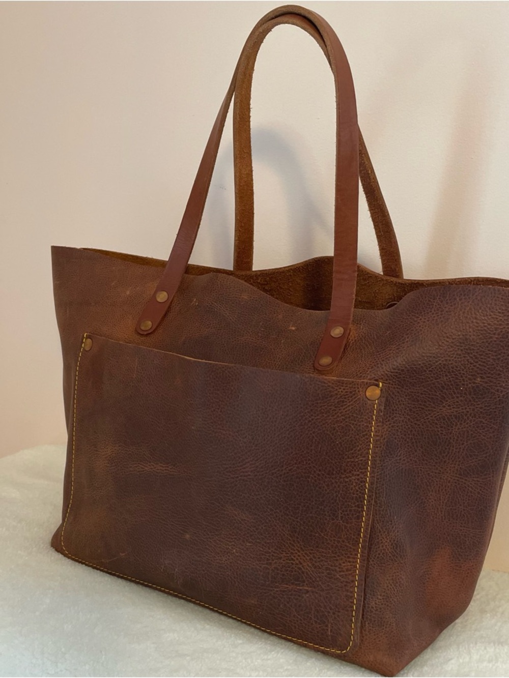 KMM brown Kodiak market tote, great preloved condition!‎ - Picture 2 of 9